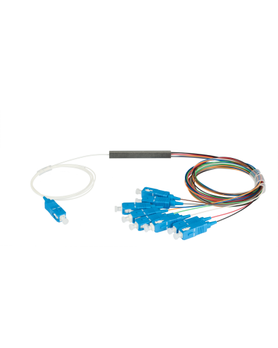 NMF-SPP1X8A1-SCU-M. Сплиттер планарный 1x8, 9/125мкм, SC/UPC, 0.9 мм. NIKOMAX в Москве