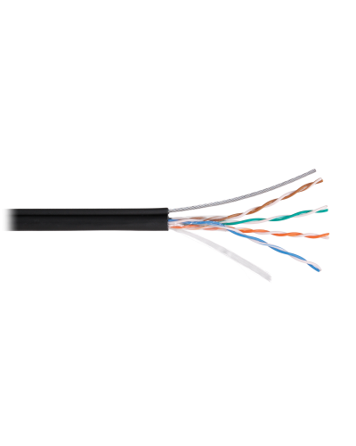 U/UTP 4pair, Cat5e, Solid, Out, SW, PVC (NMC 4805B-BK). Кабель «витая пара» (LAN) для структурированных систем связи. NIKOMAX в Москве