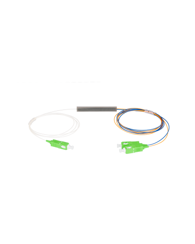 NMF-SPP1X2A1-SCA-M. Сплиттер планарный 1x2, 9/125мкм, SC/APC, 0.9 мм. NIKOMAX в Москве