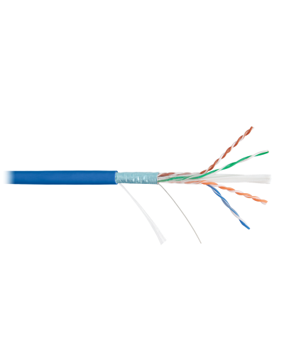 F/UTP 4pair, Cat6, Solid, In, нг(А)-HF (NMC 4240C-BL). Кабель «витая пара» (LAN) для структурированных систем связи. NIKOMAX в Москве