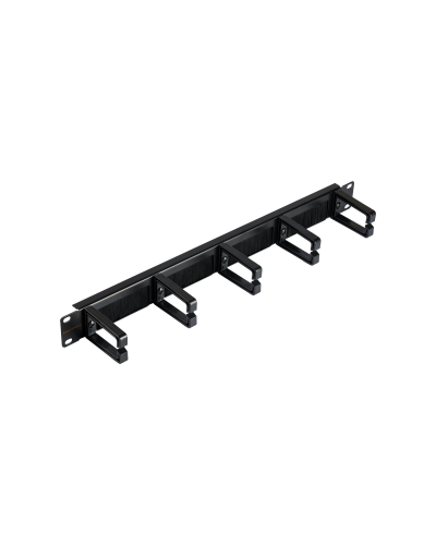 NMC-OP530HB-1U-BK-2 (2 шт). Кабельный органайзер 19 с щёточным вводом. NIKOMAX в Москве