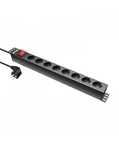 NTSS-PDU-DA2034 гор.размещ. 8xSchuko базовые 16A Schuko 1.8м. Блок розеток 19. NTSS в Москве