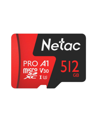 NT02P500PRO-512G-R. Карта памяти microSDXC, 512 ГБ, Class 10. Netac в Москве