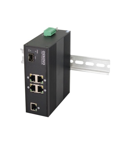 SW-40501/IC. Промышленный PoE коммутатор Fast Ethernet на 6 портов. OSNOVO в Москве
