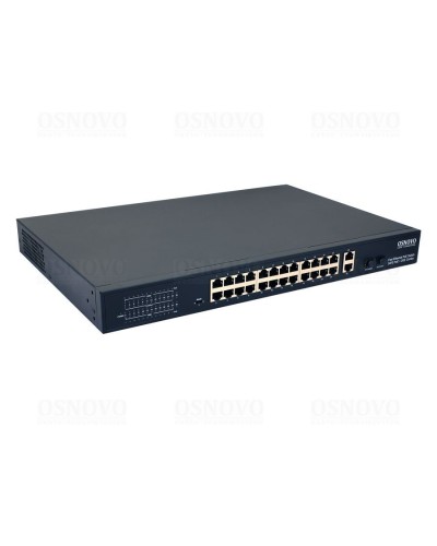 SW-62422(400W). Коммутатор 24-портовый  Fast Ethernet с PoE. OSNOVO в Москве
