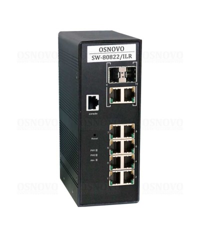 SW-80822/ILR. Коммутатор 10-портовый Gigabit Ethernet с PoE. OSNOVO в Москве