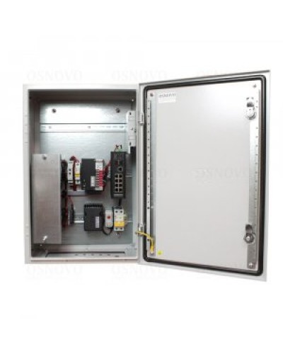 OS-46TB1(SW-80802/ILS(port 90W)). Уличная станция с термостабилизацией и резервным питанием. OSNOVO в Москве