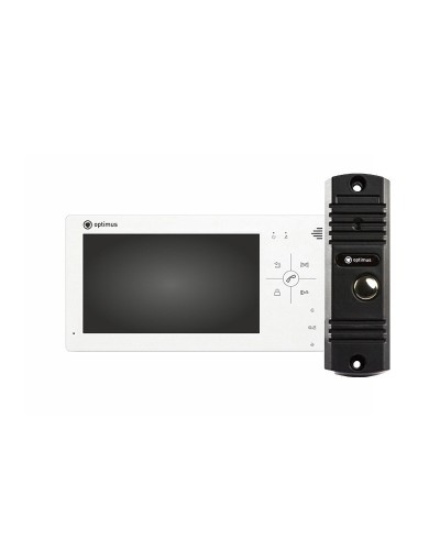 VM-7.0 (w)+ DS-700L (черный). Комплект видеодомофона. Optimus в Москве