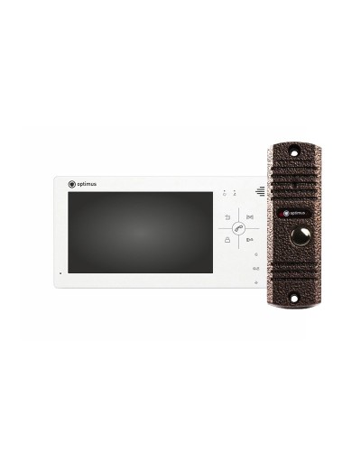 VM-7.0 (w)+ DS-700L (медь). Комплект видеодомофона. Optimus в Москве