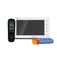 Leader 2.0 IK-7.0 (w+b). Комплект видеодомофона. Optimus