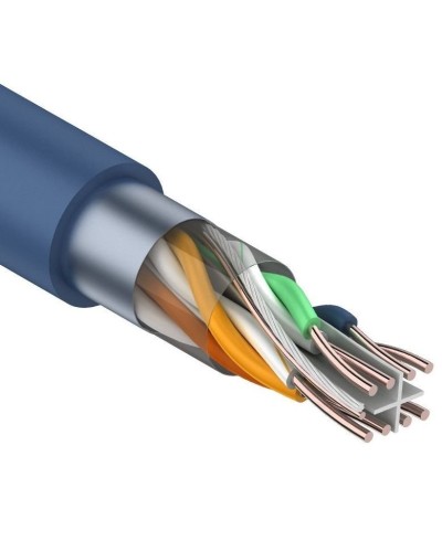 F/UTP, CAT 6, PVC, 4PR, 23AWG, омедненный INDOOR, SOLID, серый, 305м, PROconnect (01-0147-3). Кабель «витая пара» (LAN) для структурированных систем связи. PROCONNECT в Москве