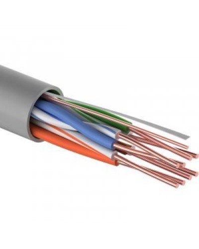 U/UTP Light, CAT 5e, PVC, 4PR, 24AWG, омедненный, серый, 305м, PROconnect (01-0043-2). Кабель «витая пара» (LAN) для структурированных систем связи. PROCONNECT в Москве