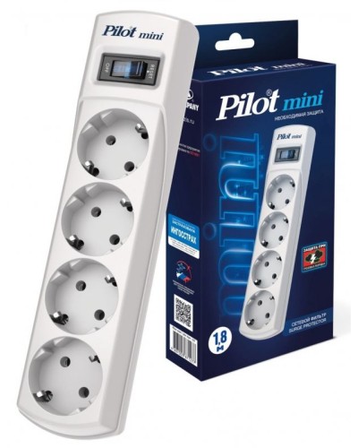 Pilot mini 10м. Сетевой фильтр. Pilot в Москве