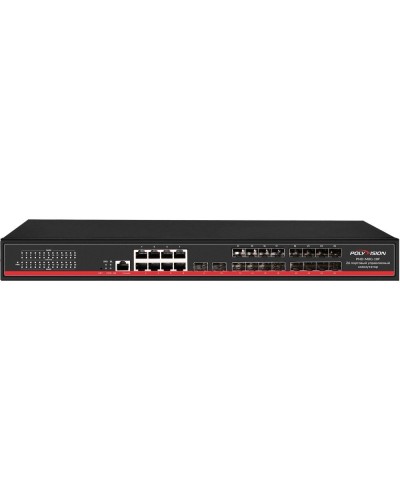 PND-M8G-18F. Коммутатор управляемый оптический 26 портовый. Polyvision в Москве
