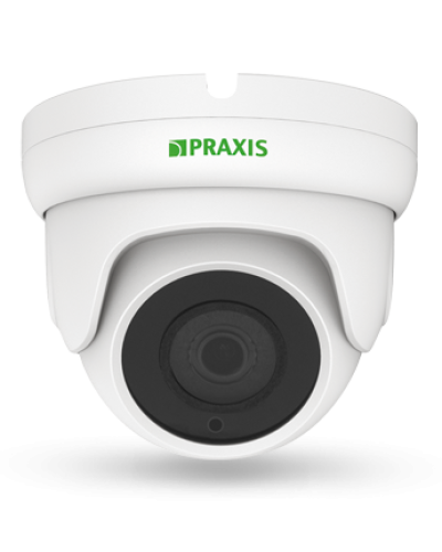 PE-7141IP 2.8. Видеокамера IP купольная. Praxis в Москве