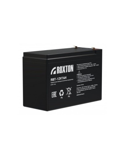 RBT-12V7AH. Аккумулятор герметичный свинцово-кислотный. ROXTON в Москве