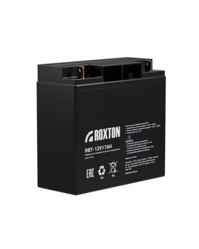 RBT-12V17AH. Аккумулятор герметичный свинцово-кислотный. ROXTON в Москве