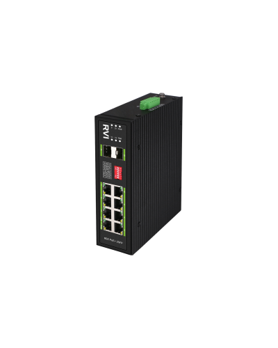 RVi-1NSI8GP-2S. Коммутатор с питанием по PoE. RVi в Москве
