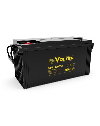 Revolter GPL 12120. Аккумулятор автомобильный герметичный свинцово-кислотный. Revolter в Москве