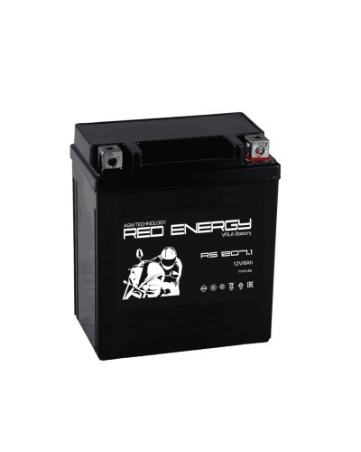 Red Energy RS 1207.1. Аккумулятор герметичный свинцово-кислотный стартерный. Red Energy в Москве