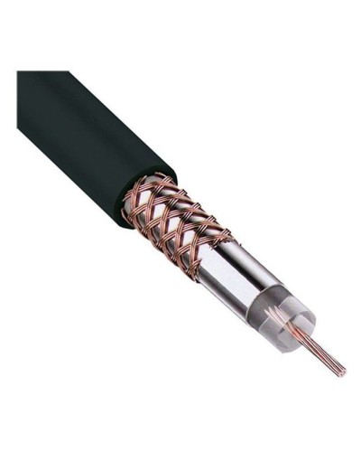 RG-58 A/U, 50 Ом, Cu/Al/Cu, 64%, 100 м, черный (01-2003). Кабель коаксиальный радиочастотный. Rexant в Москве