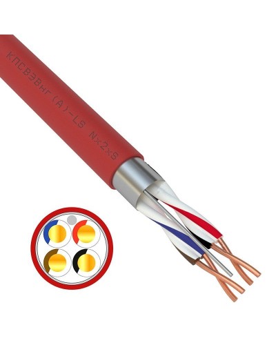 КПСВЭВнг(А)-LS 2х2х1,0 (01-4867-1)(REXANT). Кабель для систем пожарной и охранной сигнализации. Rexant в Москве