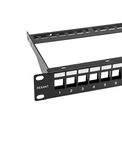Панель коммутационная наборная 19", 1U, 24 порта, UTP REXANT PRO (02-0053): Патч-панель 19" в Москве