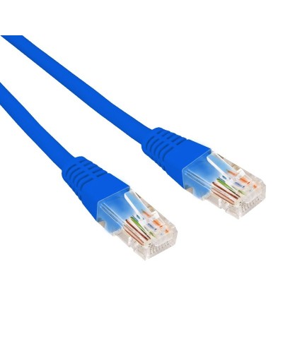 Патч-корд U/UTP CAT 6, RJ45-RJ45, 26AWG, LSZH, синий, 1.5м REXANT (02-0294-105). Патч-корд UTP. Rexant в Москве