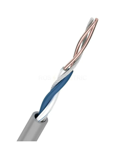 U/UTP, CAT 5e, PVC, 1PR, 24AWG, INDOOR, SOLID, серый, 305м REXANT (01-0002). Кабель «витая пара» (LAN) для структурированных систем связи. Rexant в Москве