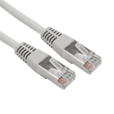 Патч-корд F/UTP, CAT 5e, RJ45-RJ45, 26AWG, LSZH, серый, 1м  REXANT (02-0110-1). Патч-корд FTP. Rexant