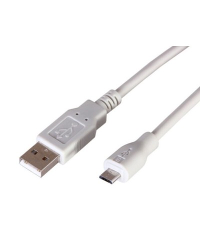 Кабель USB-A – micro USB, 1А, 1,8м, ПВХ, белый REXANT (18-1164): Кабель для программирования в Москве