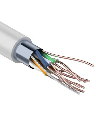 F/UTP, CAT 6, ZH нг(А)-HF, 4PR, 23AWG, INDOOR, SOLID, серый, 305м, REXANT (01-0167). Кабель «витая пара» (LAN) для структурированных систем связи. Rexant в Москве
