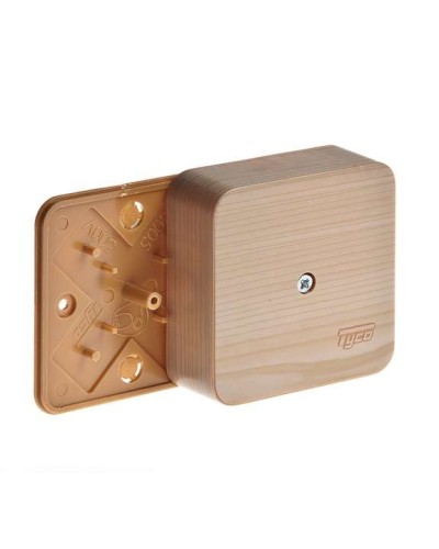 Коробка TYCO ОП 79х79х32мм IP40 сосна (65004-27М). Коробка распределительная. RuVinil в Москве