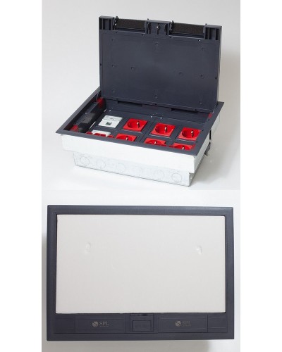 Люк на 8 постов (45х45), металл/пластик, с металлической коробкой, IP40 (300009). Люк. SPL в Москве