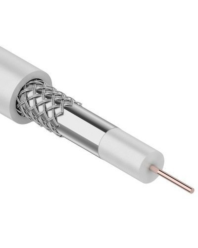 RG-6, CCS 1,02(18%) Al 48х0,12 In PVC. Кабель коаксиальный омедненный. SUPRLAN в Москве