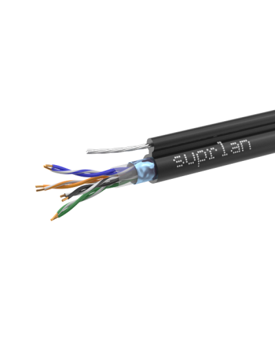 FTP Cat.5e 4x2xAWG24 Cu PE Outdoor T-FG8 (трос) Median (01-1035-1). Кабель «витая пара» (LAN) для структурированных систем связи. SUPRLAN в Москве
