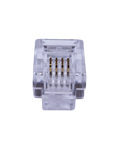Коннекторы 4P4C (RJ-11) (100шт) (10-0229). Телефонный разъем 4P4C (RJ-11). SUPRLAN в Москве