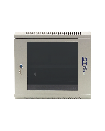 ST-NC9U600 (серый) С ПОЛКОЙ. Шкаф телекоммуникационный 19 настенный 9U. Space Technology в Москве