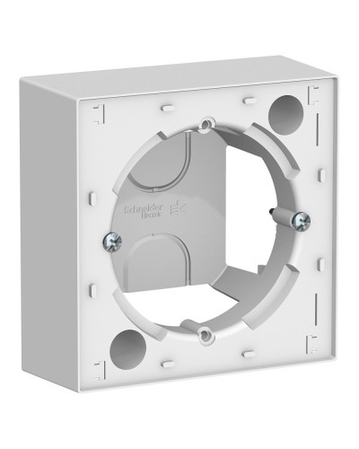 AtlasDesign коробка для наружного монтажа, белая (ATN000100). Коробка для наружного монтажа. Systeme Electric в Москве