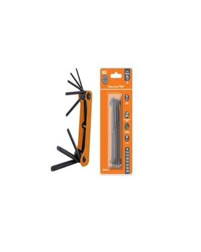 Набор ключей TORX раскладной 8шт.: T9-T40, углеродистая сталь Гранит TDM (SQ1020-0211). Набор ключей. TDM ЕLECTRIC в Москве