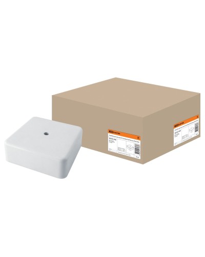 Коробка КР 50х50х20 ОП белая, IP40 (SQ1401-0201). Распаячная коробка. TDM ЕLECTRIC в Москве