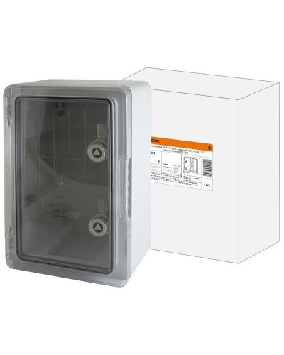 ЩМП-0-4, прозрачная крышка ABS, IP65, 400x300x220. Бокс пластиковый антивандальный. TDM ЕLECTRIC в Москве