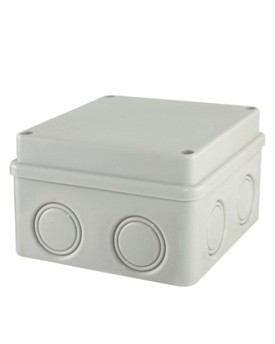 Коробка ОП 110х110х70мм, крышка на винтах, IP55, 8вх., без гермовводов (SQ1401-0814). Распаячная коробка. TDM ЕLECTRIC в Москве