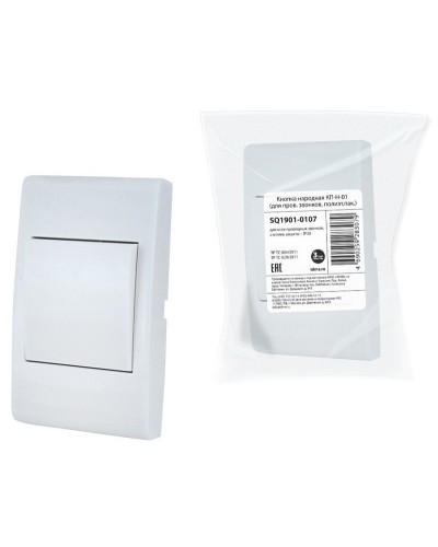 КП-Н-01 (SQ1901-0107). Кнопка для проводных звонков. TDM ЕLECTRIC в Москве