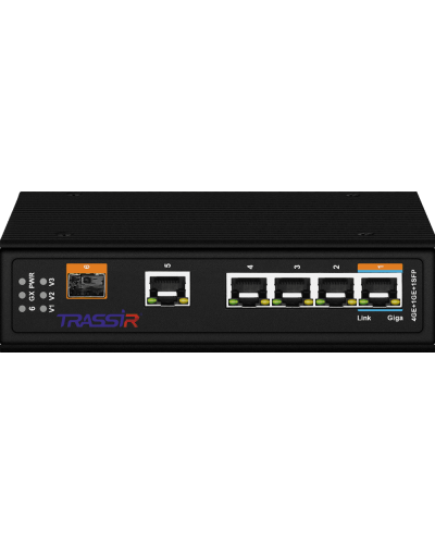 TR-NS15061S-150-4POE. Коммутатор с PoE. Trassir в Москве