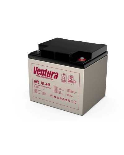 Ventura GPL 12-40. Аккумулятор герметичный свинцово-кислотный. Ventura в Москве