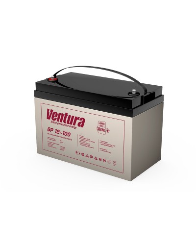 Ventura GP 12-100. Аккумулятор герметичный свинцово-кислотный. Ventura в Москве