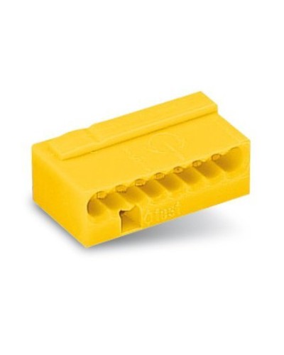 WAGO 243-508 Клемма MICRO 8-проводная желтая. Клемма для распределительных коробок. WAGO в Москве