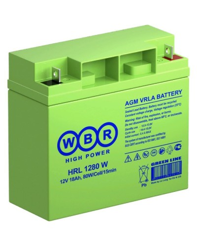 WBR HRL1280W. Аккумулятор герметичный свинцово-кислотный. WBR в Москве