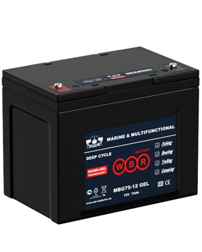 WBR MBG75-12. Аккумулятор герметичный свинцово-кислотный. WBR в Москве